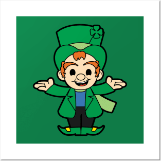 Lucky The Leprechaun Mascot Posters and Art